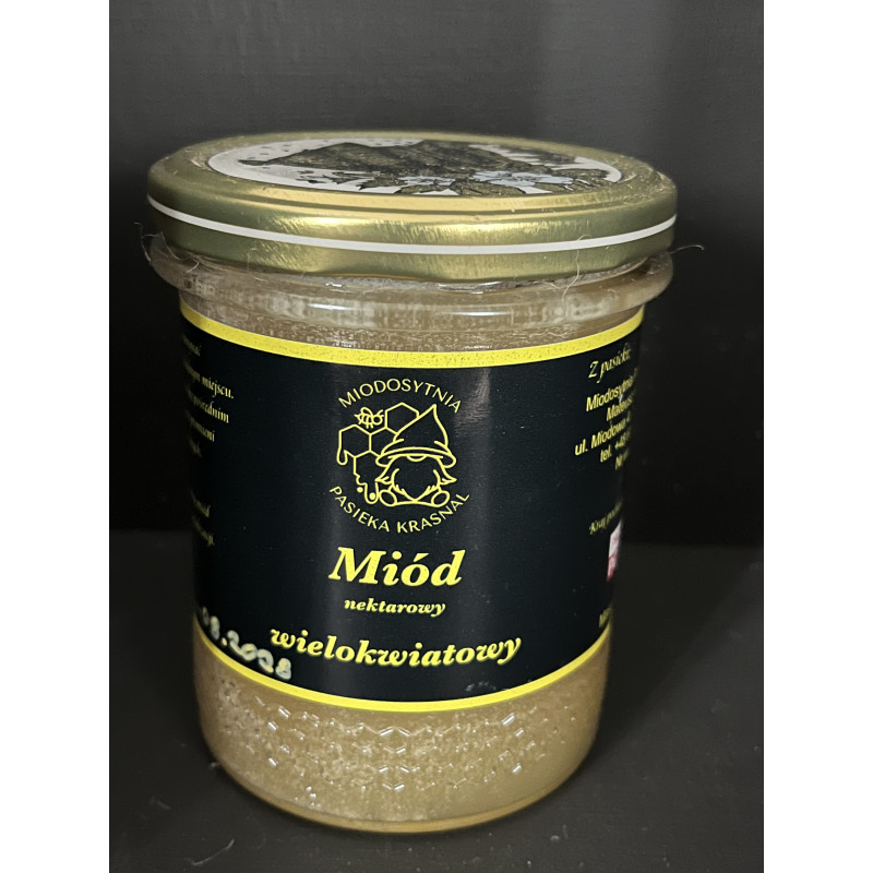 Miód wielokwiatowy 0.5 kg 400ml