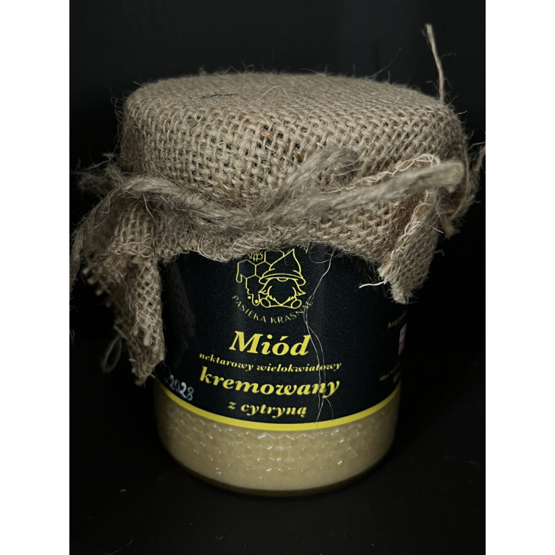 Miód kremowany z cytryną 0,5kg