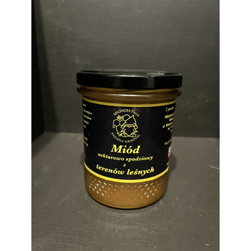Miód z terenów leśnych 0.5kg  400ml